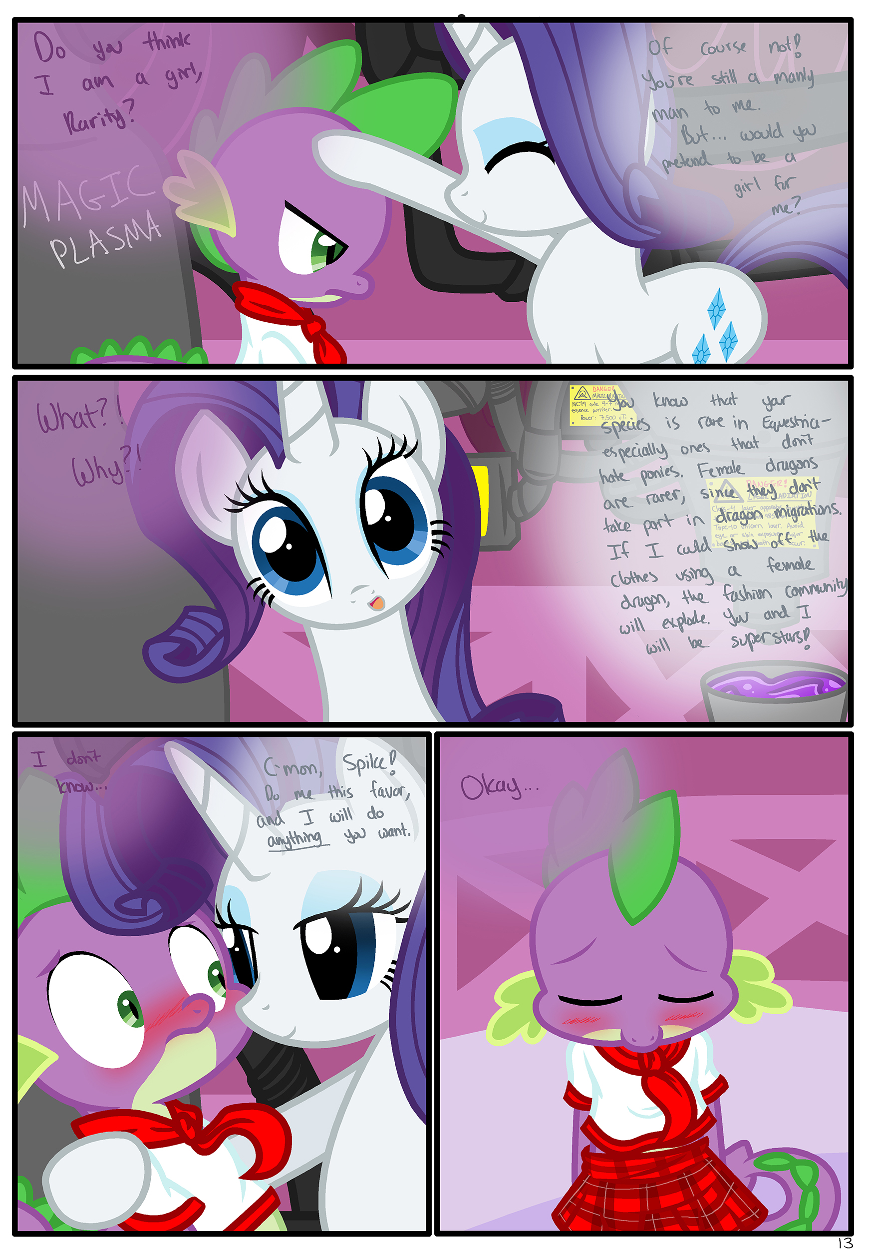 daniel gibby recommends Rarity And Spike Comic