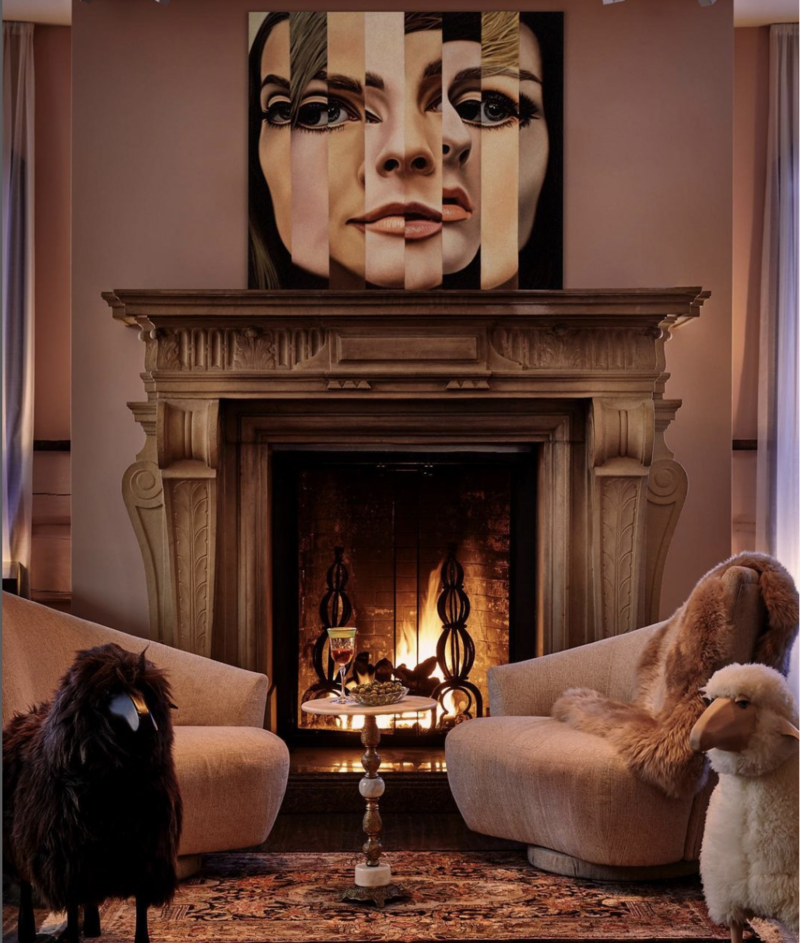 alain gustave recommends Romantic Bear Skin Rug In Front Of Fireplace