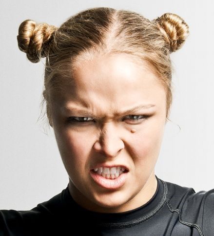 ana ford add ronda rousey face pics photo