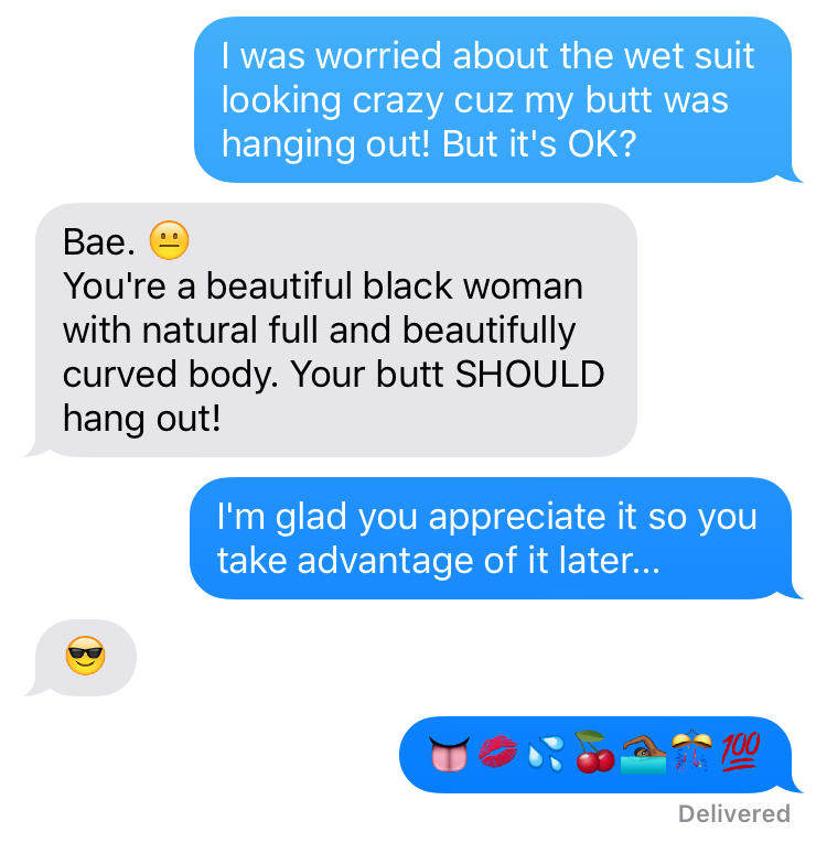 Sexting About A Blowjob sheer blouse