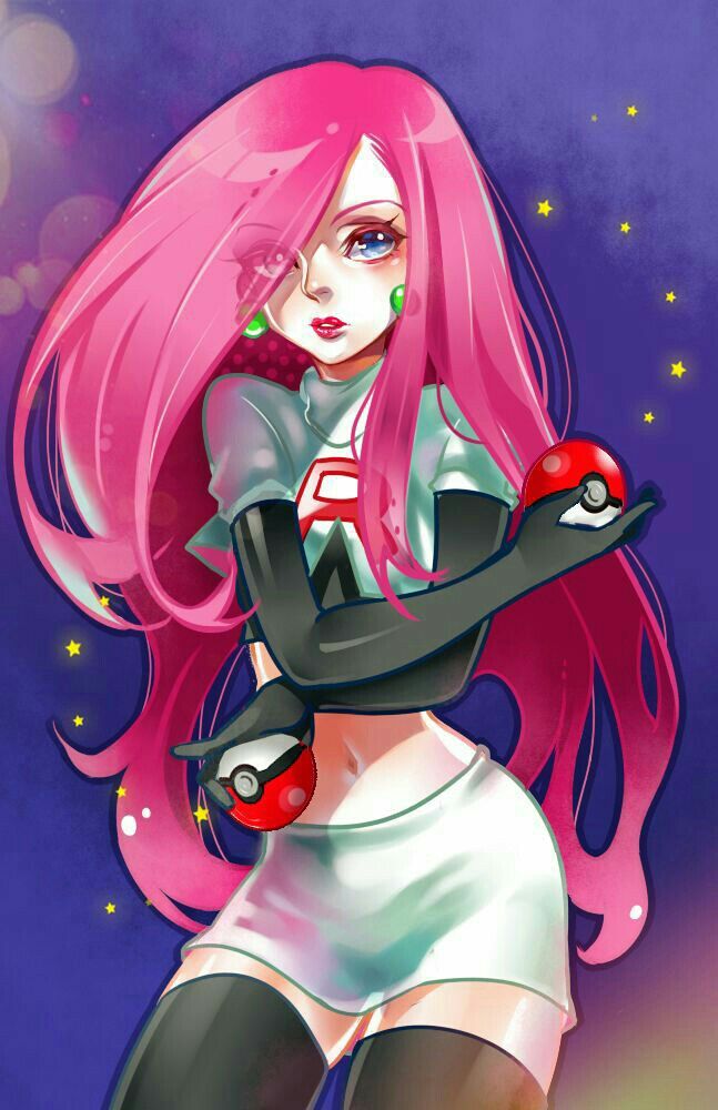 Sexy Jessie From Pokemon fully undressed