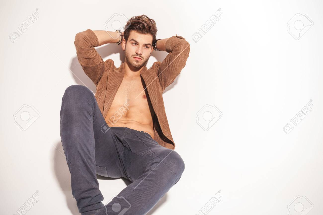 aydan mutlu add sexy man laying down photo