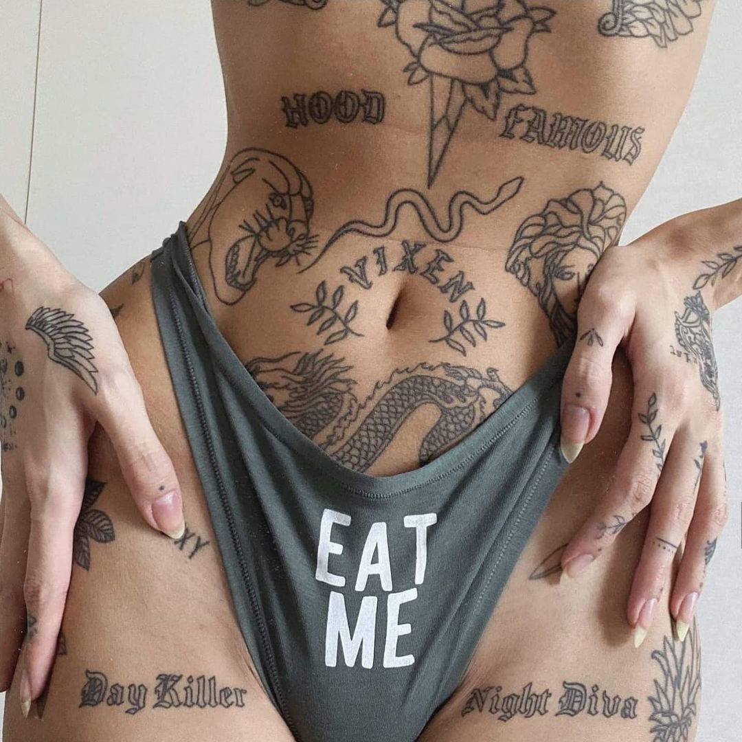 bethany swanson share sexy side boob tattoos photos