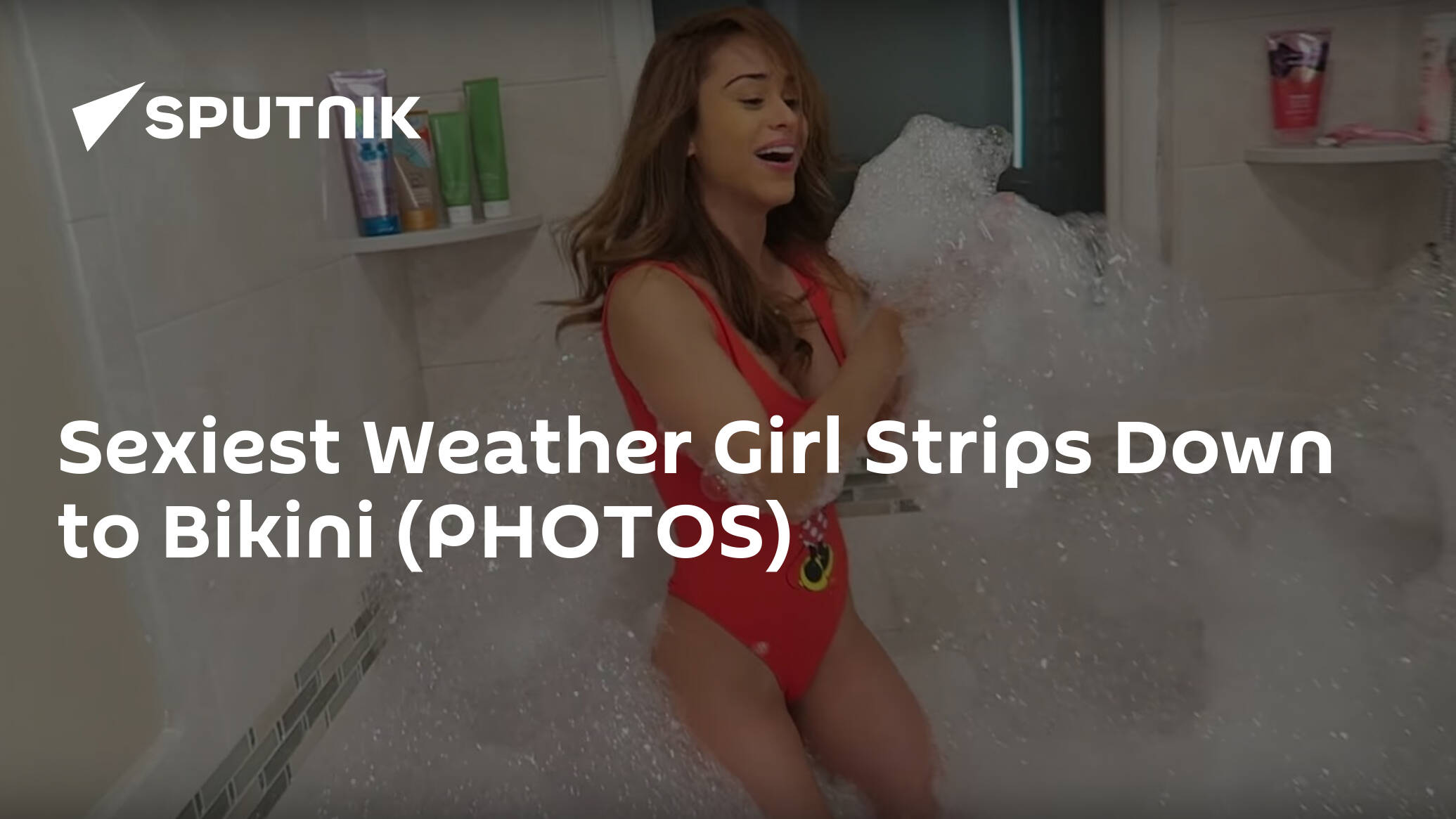 alexis nicole aloia add photo sexy weather girl strips