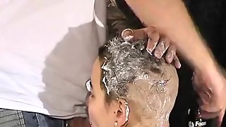 ariel inot share shaving her head porn photos