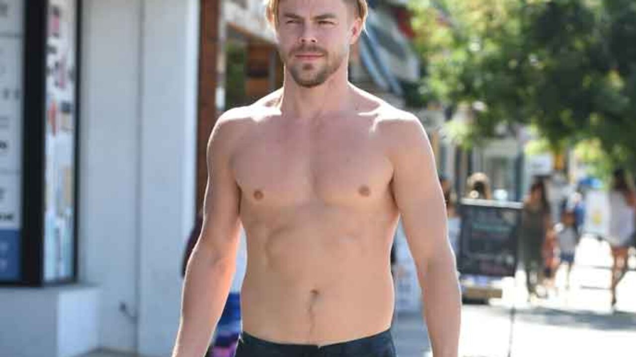 shirtless derek hough