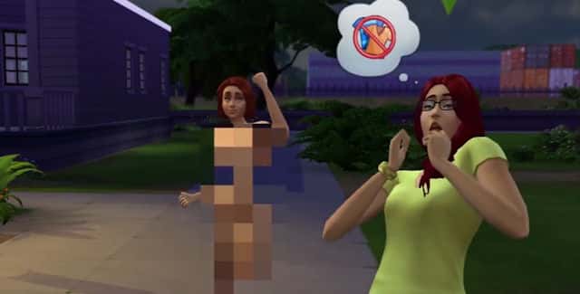 sims 4 get naked