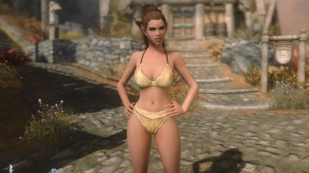 akshay bagde recommends skyrim bathing suit mod pic