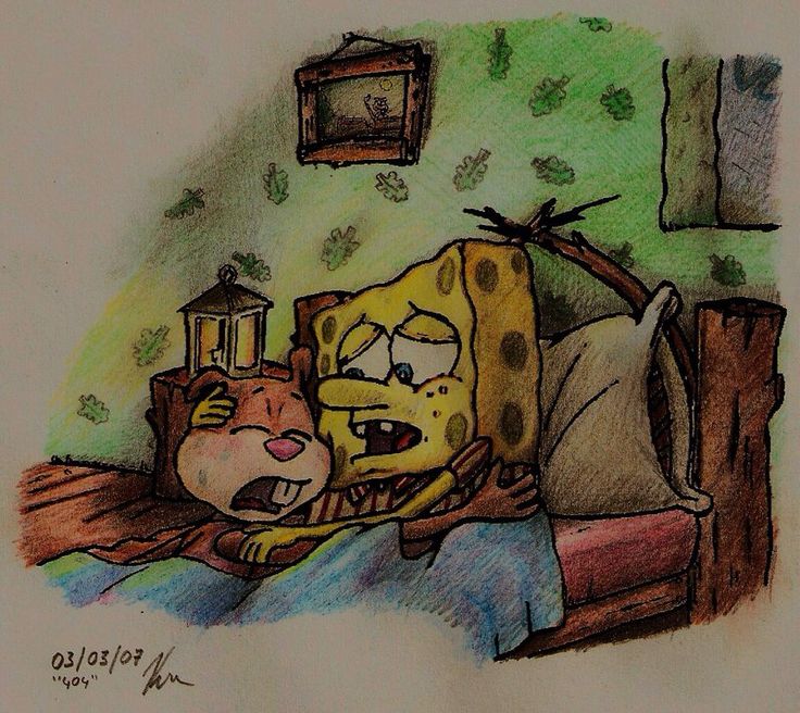 barbara hartz add spongebob and sandy doing it hard in bed photo