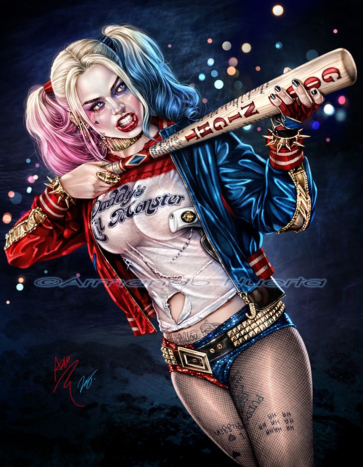 suicide squad harley quinn boobs