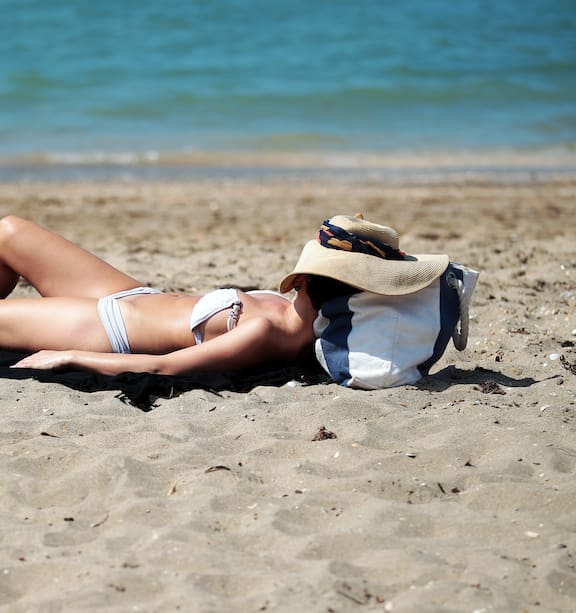 Best of Sunbathing nude on south beach porn