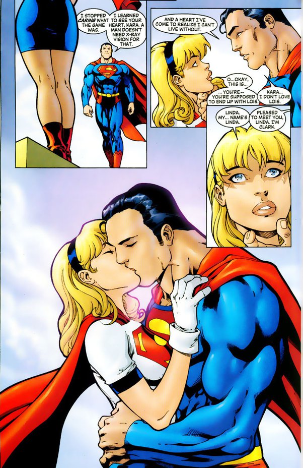 alana hatcher recommends Supergirl And Superman Kiss