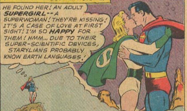 ali hendry recommends supergirl and superman kiss pic