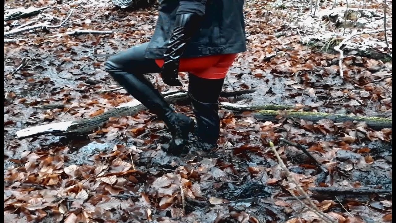Thigh High Boots In Mud janeiro girls