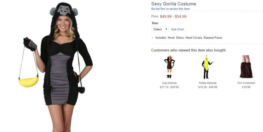 barbie beyer recommends Tits Out For Harambe Halloween Costume