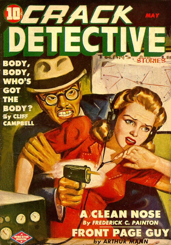 Vintage Detective Magazine Covers wild pov