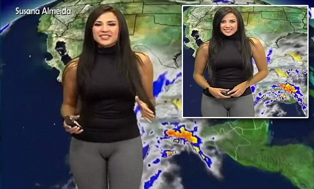 connie torrence recommends Weather Girl See Through Dress