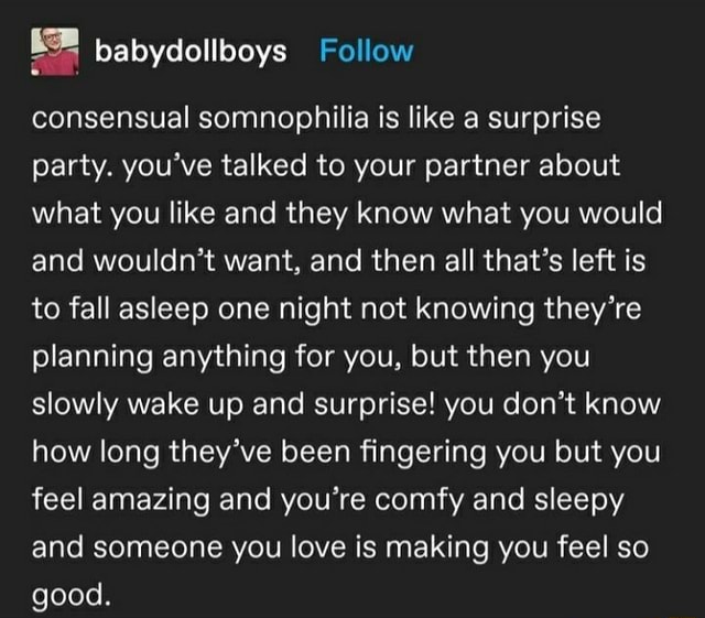 cheng yu man recommends What Is Somnophilia