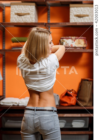 Woman Takes Off Clothes in albuquerque