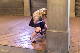 Best of Women peeing in public videos