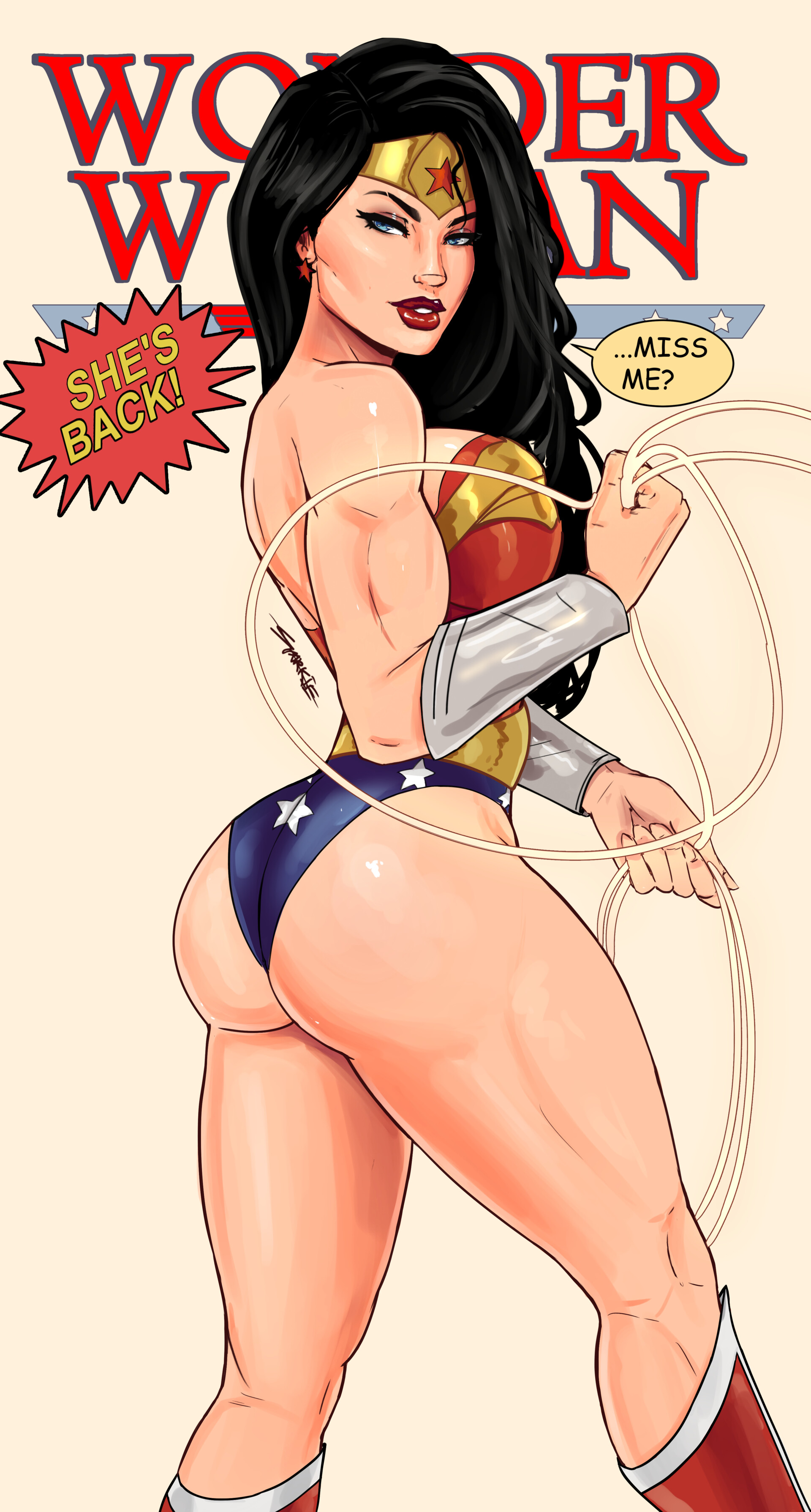 beverly mincey recommends wonder woman booty pic